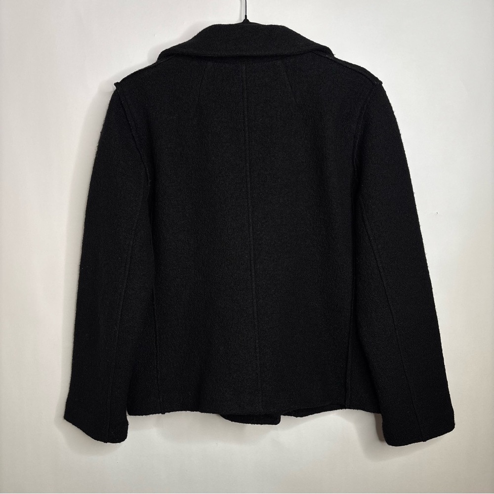 J. Crew Italian Boiled Wool Peacoat size 6 - Picture 10 of 11